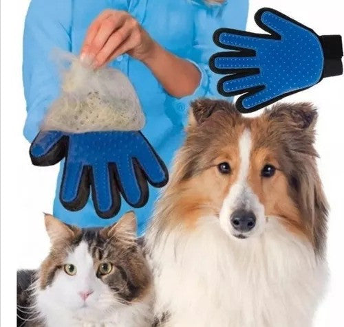 "Guante de Silicona Eliminador de Pelos: ¡Libera a tu Mascota del Pelaje!"