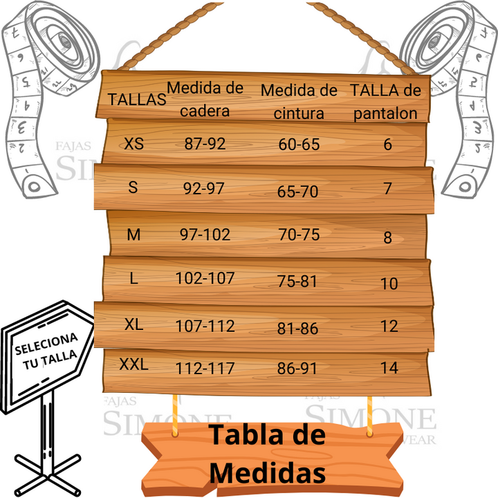 Moldeador Invisible con Realce de Glúteos y Control de Abdomen